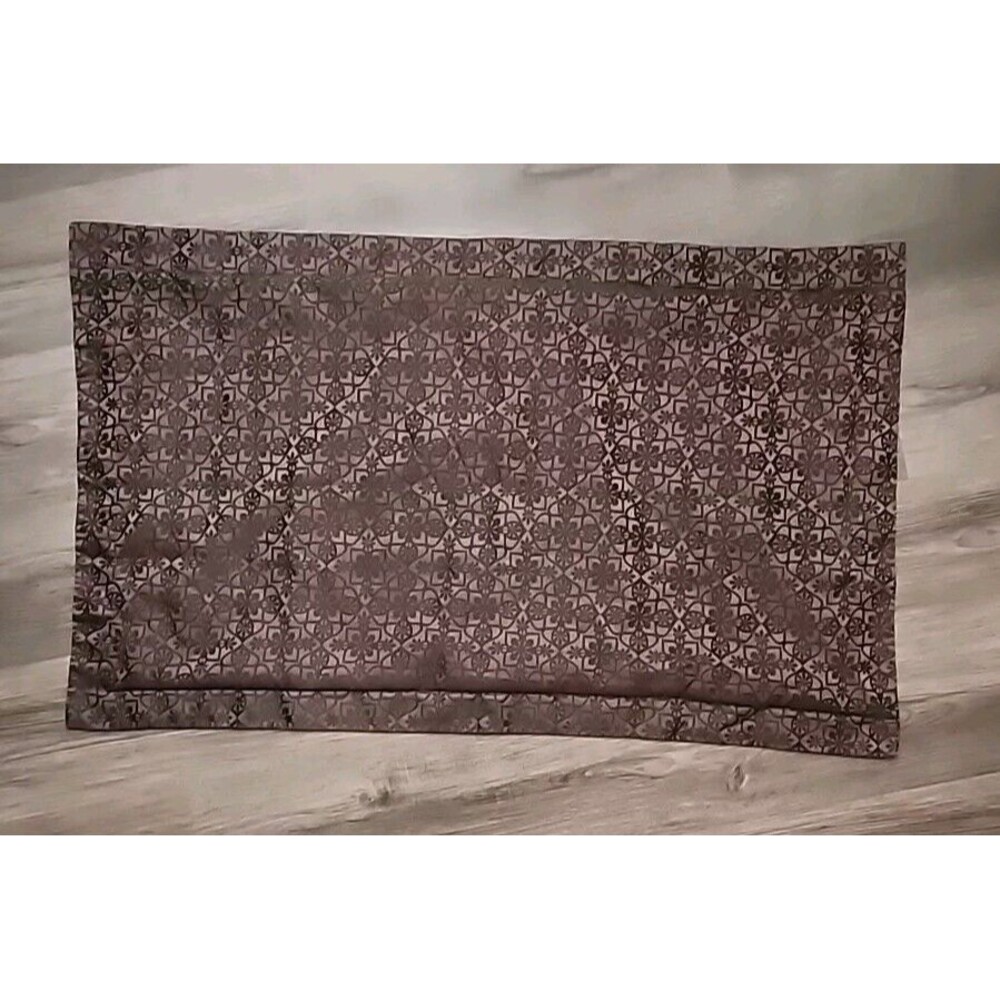 Brown Pillowcase Beautiful Design. Lot Of One Cover
